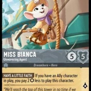 Lorcana 7ARI Miss Bianca - Unwavering Agent