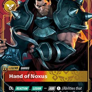 Riftbound OGN Darius, Hand of Noxus (V.1 - Rare) N/A