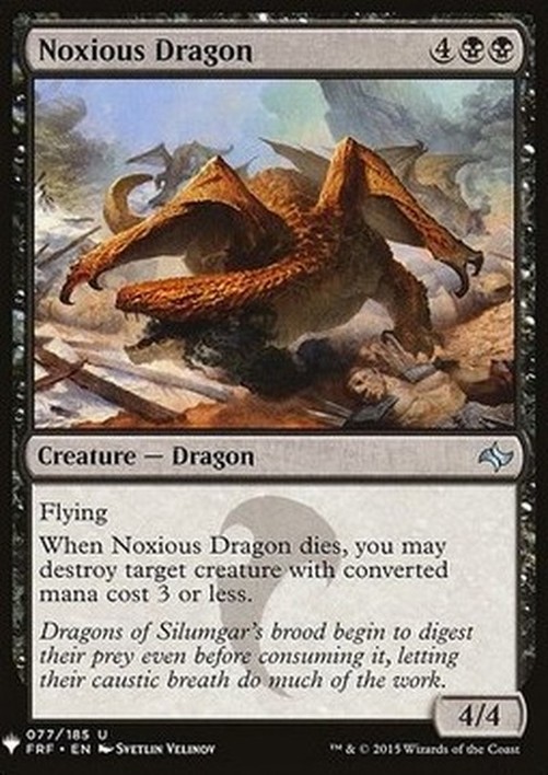 Magic: The Gathering Noxious Dragon