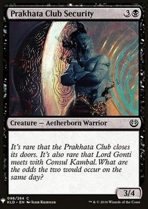 Magic: The Gathering Prakhata Club Security