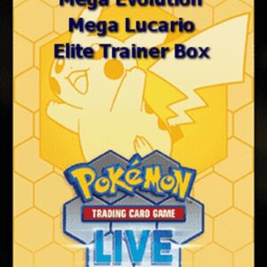 Pokemon Mega Evolution Live Code Card: Mega Lucario Elite Trainer Box