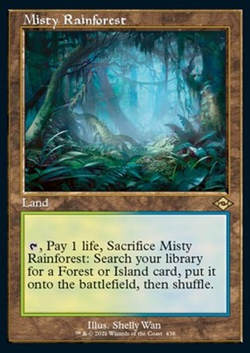 Magic: The Gathering Misty Rainforest (V.1)
