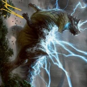 Magic: The Gathering Art Series: Thrasta, Tempest's Roar (V.2)