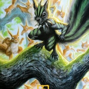 Magic: The Gathering Art Series: Chatterfang, Squirrel General (V.2)