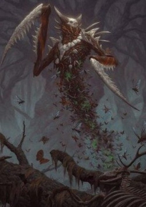 Magic: The Gathering Art Series: Grist, the Plague Swarm (V.1)