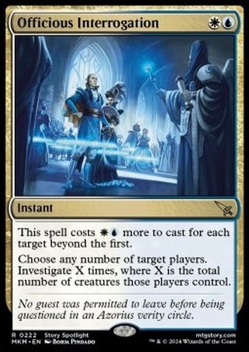 Magic: The Gathering Officious Interrogation