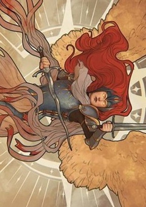 Magic: The Gathering Art Series: Aurelia, the Law Above (V.1)