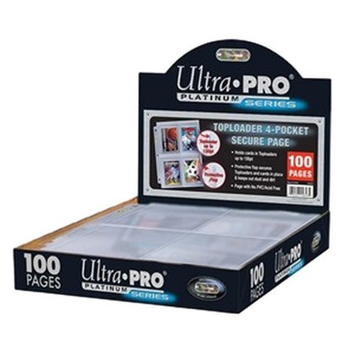 Flesh And Blood 100 Ultra Pro PLATINUM 4-Pocket Toploader Pages