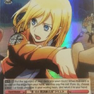 Weiß Schwarz AOT/"104th Cadet Corps Class" Christa (V.2 - Super Rare)