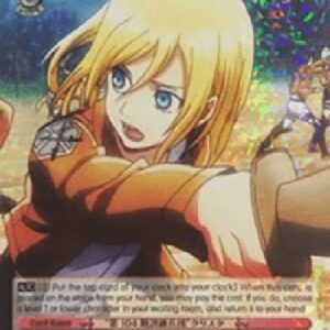 Weiß Schwarz AOT/"104th Cadet Corps Class" Christa (V.1 - Double Rare)