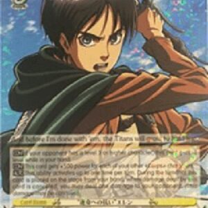 Weiß Schwarz AOT/"Resisting Fate" Eren (V.1 - Double Rare)
