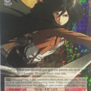 Weiß Schwarz AOT/"Paving a Way for the Future" Mikasa (V.1 - Rare)