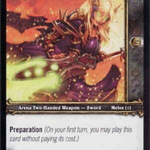 World of Warcraft TCG Brutal Gladiator's Greatsword
