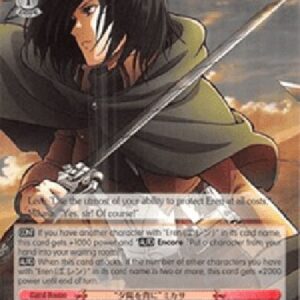 Weiß Schwarz AOT/"Sunset on Your Back" Mikasa