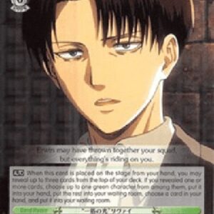 Weiß Schwarz AOT/"Single Ray of Light" Levi (V.1 - Rare)