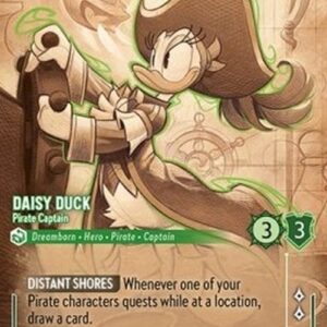 Lorcana 6AZS Daisy Duck - Pirate Captain (V.2)
