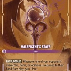 Lorcana 6AZS Maleficent's Staff (V.2)