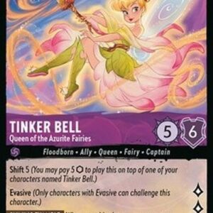 Lorcana 6AZS Tinker Bell - Queen of the Azurite Fairies