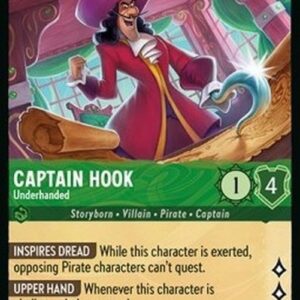 Lorcana 6AZS Captain Hook - Underhanded