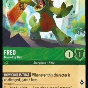 Lorcana 6AZS Fred - Mascot by Day