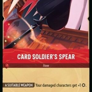 Lorcana 6AZS Card Soldier's Spear