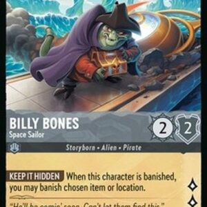 Lorcana 6AZS Billy Bones - Space Sailor