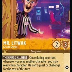 Lorcana 6AZS Mr. Litwak - Arcade Owner