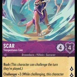 Lorcana 6AZS Scar - Tempestuous Lion