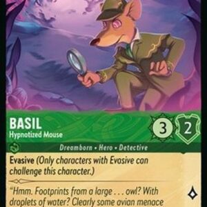 Lorcana 6AZS Basil - Hypnotized Mouse