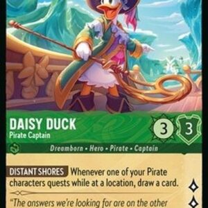 Lorcana 6AZS Daisy Duck - Pirate Captain (V.1)