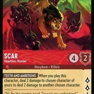 Lorcana Scar - Heartless Hunter
