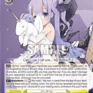 Weiß Schwarz AZL/Unicorn (V.1 - Double Rare)