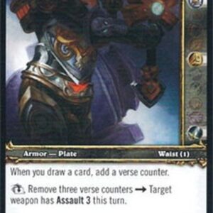 World of Warcraft TCG Belt of the Singing Blade