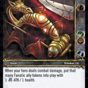 World of Warcraft TCG Bloodlust Brooch