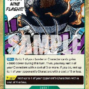 One Piece -JP Demonic Aura Nine-Sword Style Asura Demon Nine Flash