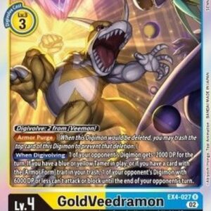 Digimon GoldVeedramon (-027) (V.1)