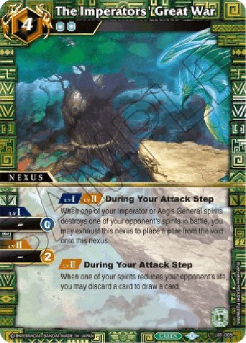Battle Spirits Saga The Imperators' Great War