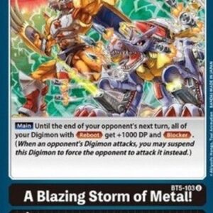 Digimon A Blazing Storm of Metal!