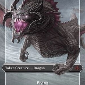 Magic: The Gathering Dragon Token (Red 5/5) (V.1)