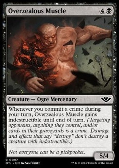 Magic: The Gathering Overzealous Muscle