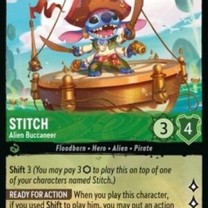 Lorcana 6AZS Stitch - Alien Buccaneer (V.1)