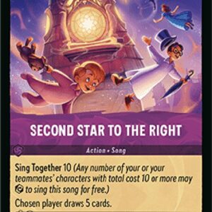 Lorcana 9FAB Second Star to the Right