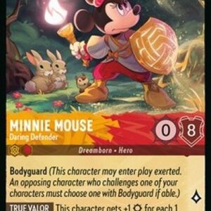 Lorcana 8JAF Minnie Mouse - Daring Defender (V.1)