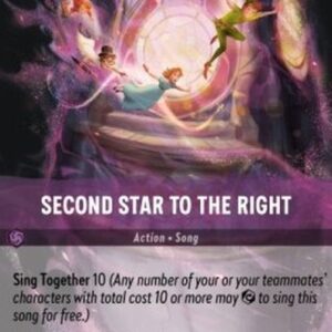 Lorcana 4URS Second Star to the Right (V.2)