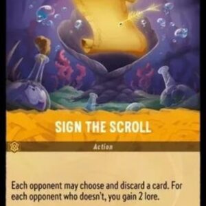 Lorcana 4URS Sign the Scroll