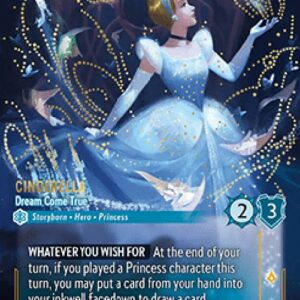 Lorcana 10WHI Cinderella - Dream Come True (V.2)