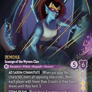 Lorcana 10WHI Demona - Scourge of the Wyvern Clan (V.2)