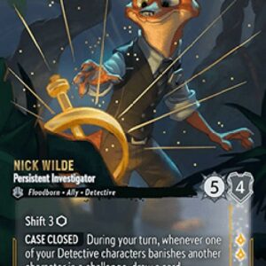 Lorcana 10WHI Nick Wilde - Persistent Investigator (V.2)