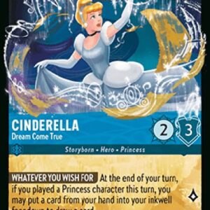 Lorcana 10WHI Cinderella - Dream Come True (V.1)