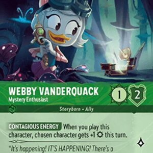 Lorcana 10WHI Webby Vanderquack - Mystery Enthusiast (V.2)
